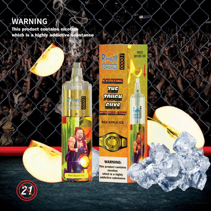 Tornado Vape Preis | RandM Tornado 00P2108 10000 Airflow Control Vape-Gerät 1St Erdbeerwassermelone